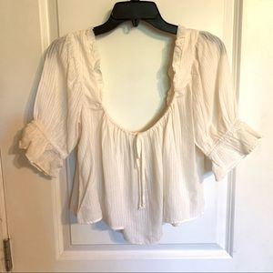 Urban Outfitters Puff sleeve Crop Top